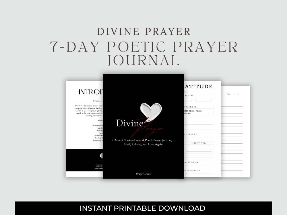 Spoken Love 7 Day Prayer Journal